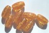 8 26x13mm Topaz Crackle Oval Resin Beads