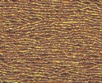 1 Hank of 11/0 Silver Lined Brown Seed Beads