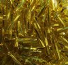 25 Grams 15mm Silver Lined Yellow Twisted Bugle Beads