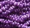 25 grams of 3x7mm Metallic Purple Farfalle Seed Beads