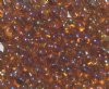 25 grams of 3x7mm Transparent Topaz AB Farfalle Seed Beads