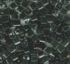 50g 3x3mm Black Tiny Cube Beads