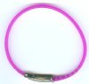 1 6x2mm Violet Rubber Slider Bracelet