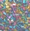 50g 5x4x2mm Metallic Mixed Tile Beads