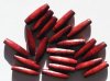 20 16x5mm (2mm Hole) Mahogany Oval Wood Beads