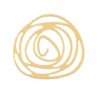 1, 32x30mm Beadwork Gold Plated Rose Pendant / Link