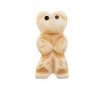 1, 26x13mm Carved Antique Teddy / Standing Bear Worked on Bone Bead