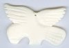 1 28x46mm White Carved Eagle Worked on Bone Pendant