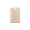 1, 42x24mm Carved Alabaster Slab Worked on Bone Pendant