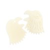  1, 41x313mm Carved White Eagle Head Worked on Bone Pendant