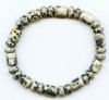 Dalmatian Jasper Barrel Bracelet