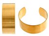 1 Inch Wide Flat Brass Cuff Bracelet
