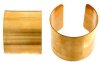2 Inch Wide Flat Brass Cuff Bracelet