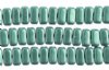 50 6x3mm Arcadia Saturated Metallic Two Hole Glass Brick Beads 