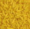 50g #3 Opaque Golden Yellow Bugle Beads 