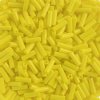 50g #3 Opaque Lemon Yellow Bugle Beads