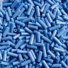 50 Grams Size #3 Opaque Medium Blue Bugle Beads