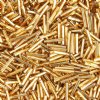 50 Grams of #5 Silverlined Gold Bugle Beads
