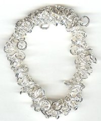Bungee Stretch Bracelet -  Bright Silver