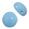 22, 8mm Opaque Light Blue Glass Candy Beads