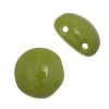 22, 8mm Opaque Olivine Glass Candy Beads