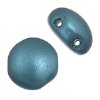 22, 8mm Pastel Teal Pearl Glass Candy Beads