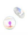 22, 8mm Transparent Crystal AB Glass Candy Beads