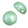 22, 8mm Pastel Mint Pearl Glass Candy Beads