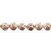 22, 8mm Crystal Capri Two Hole Candy Rose Beads