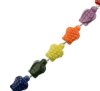 6, 18x14mm Handpainted Ceramic Turtle Beads