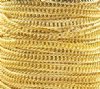1 Meter of 8x5mm Gold Double Curb Chain