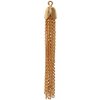1, 50mm Gold Plated Chain Tassel