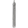 1, 50mm Silver Plated Chain Tassel