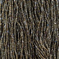 10 Grams 13/0 Charlotte Seed Beads - Metallic Brown AB