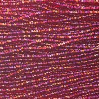 10 Grams 13/0 Charlotte Seed Beads - Transparent Red AB