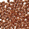 72, 3mm Bright Copper Metal Bicone Beads