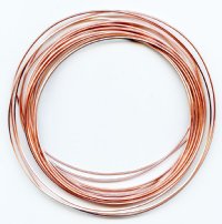 4 Yards of 21ga Rose Gold Square Wire