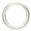 4 Yards of 21ga Silver Plated Half Round Wire