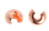 100 3mm Bright Copper Plated Crimp Covers