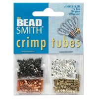 500 Piece 2x2mm Crimp Tube Assorted Pack
