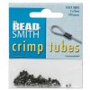 100 2x2mm Black Oxide Crimp Tubes
