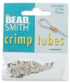 100 2x2mm Bright Silver Plated Crimp Tubes