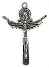 1 31x24mm Holy Trinity Antique Silver Cross