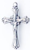 1 30x18mm Antique Silver Crucifix