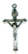 1 39x20mm Antique Silver Crucifix Pendant