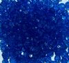100 4mm Faceted Transparent Sapphire Acrylic Beads