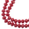 8x10mm Chinese Crystal Faceted Donut Beads