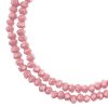246, 1.5x2.5mm Faceted Opaque Dark Purple Crystal Lane Donut Rondelle Beads