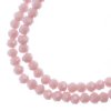 110, 3x4mm Faceted Opaque Mauve Crystal Lane Donut Rondelle Beads