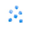 96, 4mm Faceted Opaque Dark Periwinkle Crystal Lane Bicone Beads